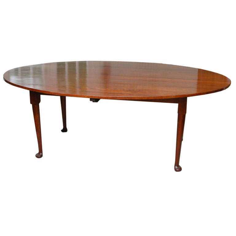 Reproduction Oval Dining Table at 1stDibs